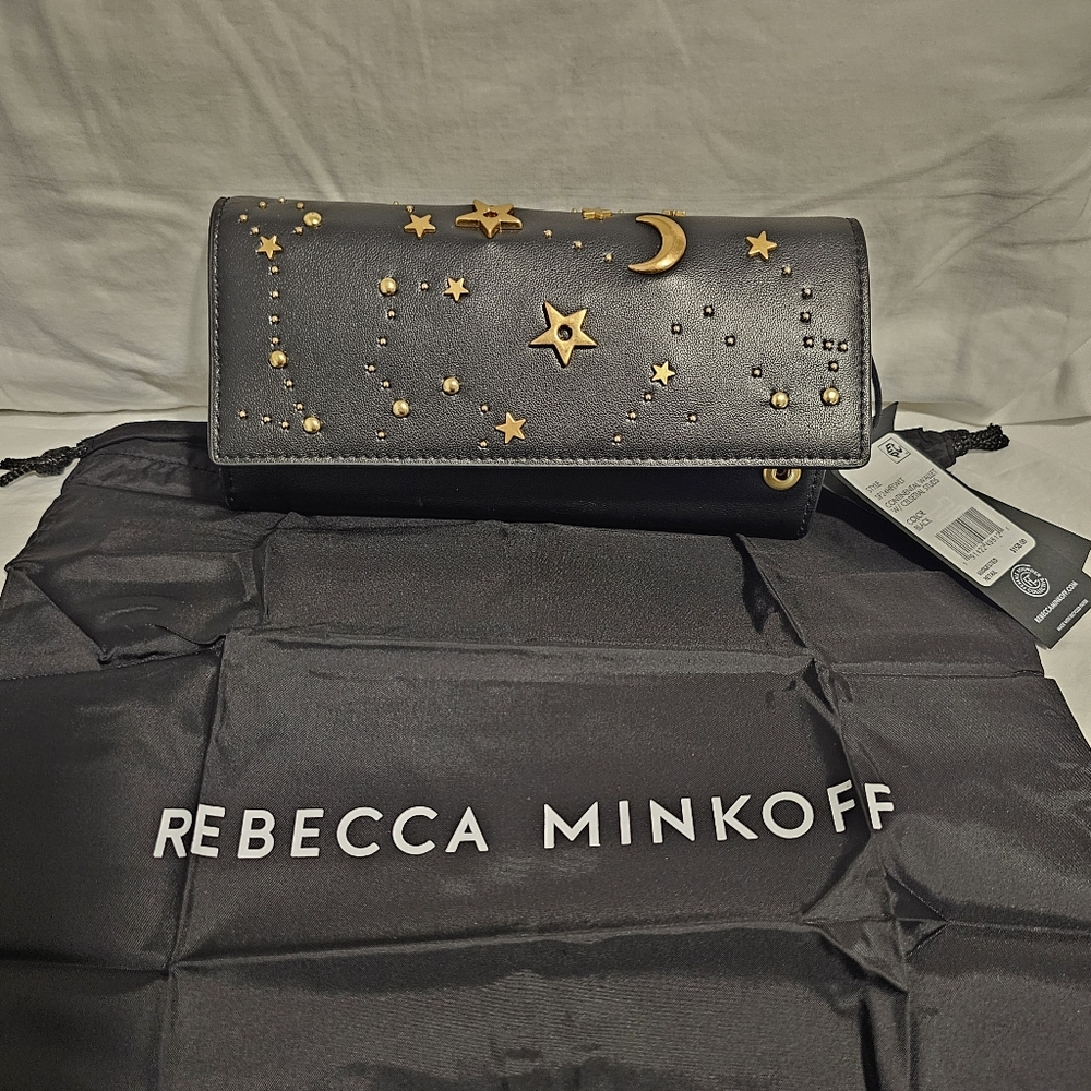 Rebecca Minkoff Continental Wallet With Celestial Studs